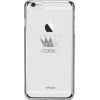 X-Fitted Aizmugurējais Plastikata Apvalks ar Swarovski Kristāliem Priekš Apple iPhone 6 / 6S Sudrabs / Kronis