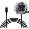 Puluz Jack Lavalier Wired Condenser Recording Microphone 1.5m USB-C / Type-C PU425