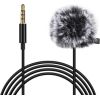 Puluz Jack Lavalier Wired Condenser Recording Microphone 1.5m jack 3.5mm PU424