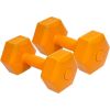 Hanteļu komplekts EB FIT 2x2kg oranžs 1027029 (Trausls materiāls, vizuāli skrāpējumi)