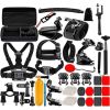 Puluz 50 in 1 Accessories Ultimate Combo Kits for sports cameras PKT39