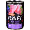 Dolina Noteci RAFI rabbit, blueberry, cranberry - Wet dog food 400 g