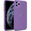 Fusion Breathe Case Silikona Aizsargapvalks Priekš Apple iPhone 12 Pro Max Violets