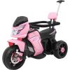 Elektriskais motocikls ar stumšanas rokturi, rozā