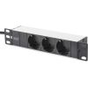 Digitus 10" Network Set, 6U cabinet, shelf, PDU, 8-port switch, CAT 6 patch panel, Grey Digitus 	DN-10-SET-1