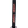 SUNRED Heater RD-DARK-3000L, Valencia Dark Lounge Infrared, 3000 W, Black