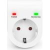 Digitus Surge protector with power and protected LED safety outlet DN-95400 Sockets quantity 1