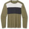 Smartwool Termo krekls SW MS CLASSIC Thermal Merino Base Layer Colorblock Crew XXL Winter Moss Heather