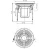 HL trapa augša ar resti linolejam d/138.5mm(HL70,80.90,300,304)