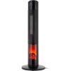 Teesa Column fan heater PTC1KW/2KW with fireplace imitation