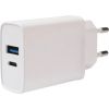 Vivanco charger USB-A/USB-C PD3 20W, white (62401)