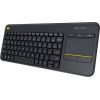 LOGITECH K400 Plus Wireless Touch Keyboard - BLACK - NORDIC