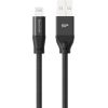 Silicon Power SP1M0ASYLK35AL1K USB cable 1 m USB 2.0 USB A USB C/Lightning Black