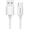 USB cable 2 m USB 2.0, USB A - USB C White SAVIO CL-168