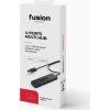 Разветвитель Fusion USB 3.0 на 4 x USB 3.0 5 Гбит/с, черный (EU Blister)
