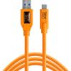 Tether Tools cable USB - USB-C 4.6m, orange