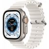 Apple Watch Ultra GPS + Cellular, 49mm Titanium Case with White Ocean Band,Model A2684