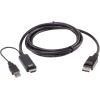 Aten 2L-7D02HDP True 4K 1.8M HDMI to DisplayPort Cable