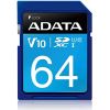 (Ir veikalā) ADATA Premier 64GB SDHC Class V10