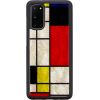 iKins case for Samsung Galaxy S20 mondrian black