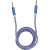 Tellur Basic audio cable aux 3.5mm jack 1m blue