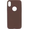 Tellur Cover Slim Synthetic Leather for iPhone X/XS brown