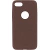 Tellur Cover Slim Synthetic Leather for iPhone 8 brown