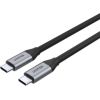 UNITEK C14082ABK USB cable 1 m USB 3.2 Gen 2 (3.1 Gen 2) USB C Black