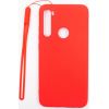 Evelatus  
       Xiaomi  
       Xiaomi Redmi Note 8 / Redmi Note 8 2021 Soft Touch Silicone Case with Strap 
     Red