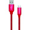 ColorWay USB Charging cable Red, 1 m
