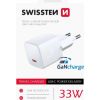Swissten GaN Mini Tīkla Lādētājs USB-C 33W PD