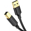 UGREEN US135 USB 2.0 A-B printer cable, gold plated, 5m (black)