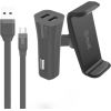 Car Holder Airvent + Car Charger 2xUSB 2,4A + MircoUSB Cable by Muvit Black