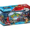 PLAYMOBIL 70834 Air Stunt Show Service Station Construction Toy