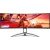 LCD Monitor|AOC|AG493UCX2|48.8"|Gaming/Curved|Panel VA|5120x1440|32:9|165Hz|Matte|4 ms|Speakers|Swivel|Height adjustable|Tilt|Colour Black|AG493UCX2