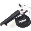 NAC VBE300A-AS-WS-CH Electric leaf blower 3000 W 270 km/h Black, White