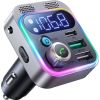 FM transmitter for Joyroom JR-CL16, USB + USB-C, 48W (black)