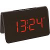 TFA Digital radio alarm clock ICON with red LED (black)