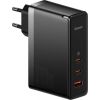 Baseus GaN5 Pro wall charger 2xUSB-C + USB, 140W (black)