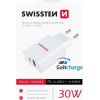 Swissten GaN Charger зарядное устройство PD 30W USB-C / USB