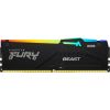 Kingston DDR5 32GB 5200 - CL - 40 - Single-Kit - DIMM - KF552C40BBA-32, fury beast RGB, black