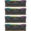Corsair DDR4 - 32 GB -3200 - CL - 16 - Quad-Kit, RAM (black, CMH32GX4M4E3200C16, Vengeance RGB PRO SL)