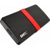 Emtec X200 Portable SSD 512 GB Solid State Drive (Black / Red, USB 3.2 C (5 Gbit / s))