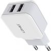 Wall charger LDNIO A2202, 2x USB, 12W (white)