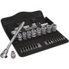 Wera Cyclops Metal Ratchet Set 8100 SB8 - 3/8 - Tool Set - black / silver - 29-piece - with reversible ratchet