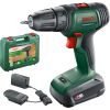 Bosch Cordless drill UniversalDrill 18V (green/black, Li-ion battery 1.5Ah, case)
