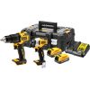 DeWALT POWERSTACK battery combo pack DCK2062E2T, 18 volts, with impact wrench, impact drill (yellow/black, 2x POWERSTACK Li-Ion battery 1.7 Ah, in T STAK Box II)