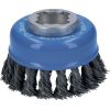 Bosch X-LOCK cup brush Heavy for Metal 75mm, knotted (O 75mm, 0.5mm wire)