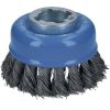 Bosch X-LOCK cup brush Heavy for Metal 75mm, knotted (O 75mm, 0.35mm wire)