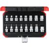 Gedore Red Socket set 1/2 ", Torx, 16 pieces (red / black, E10 - T70)